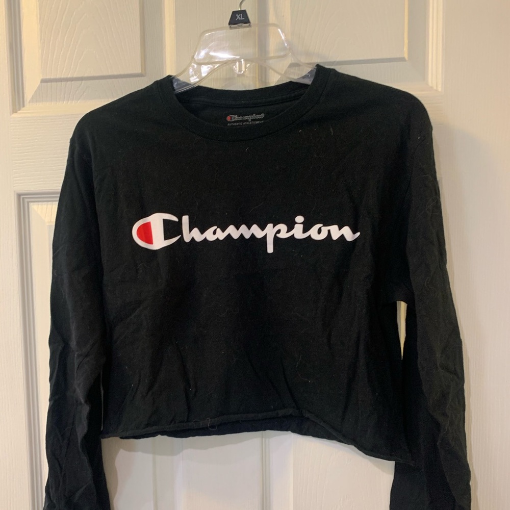 champion cropped long sleeve